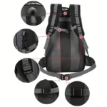 Men’s Large Capacity Outdoor Backpack – Polyester Mountaineering & Sports Bag - Image 5