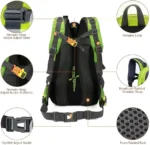 40L Water-Resistant Travel Backpack – Camping, Hiking, Trekking, Climbing & Laptop Daypack for Men & Women - Image 4