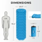 Ultralight Inflatable Sleeping Pad – Portable Camping Mat for Tents & Backpacking - Image 4