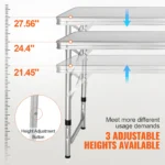 SucceBuy Quick-Setup Folding Camping Table – Portable MDF Table for Outdoor Picnics, BBQ & RV - Image 5