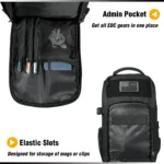 BTAC 10L Tactical EDC Backpack – Military Shoulder Bag with Sling for Concealed Carry, Hiking & Travel (Black) - Image 4
