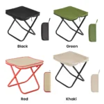 Ultralight Foldable Camping Chair – Compact Portable Chair with Built-In Storage, 198 lb Load Capacity - Image 2