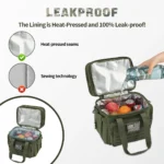 Tactical Expandable Lunch Box – Heavy-Duty Leak-Proof Insulated Cooler Bag with MOLLE Webbing for Camping & Outdoor Activities - Image 6