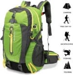40L Water-Resistant Travel Backpack – Camping, Hiking, Trekking, Climbing & Laptop Daypack for Men & Women - Image 2