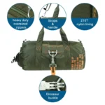 LQARMY Waterproof Travel & Gym Bag – Ultralight Fitness, Sport, and Yoga Bag for Men & Women - Image 4
