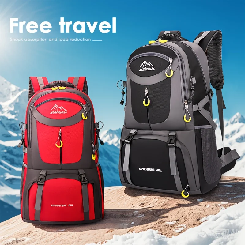 kf-Sa6630630e75a4c639c07db3ab5937d386 Men’s Large Capacity Outdoor Backpack – Polyester Mountaineering & Sports Bag - Image 1