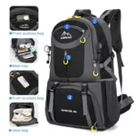 Men’s Large Capacity Outdoor Backpack – Polyester Mountaineering & Sports Bag - Image 4