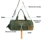 LQARMY Waterproof Travel & Gym Bag – Ultralight Fitness, Sport, and Yoga Bag for Men & Women - Image 3