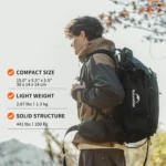 Naturehike Ultralight Folding Camping Chair – Aluminum Alloy Portable Chair for Hiking & Fishing, 200kg Load - Image 3