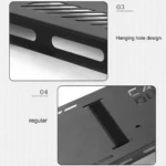 Folding Camping Hanging Rack – Triangle Storage Shelf for Cookware & Gear - Image 3