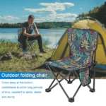 Multifunctional Folding Outdoor Chair – Strong Load-Bearing Portable Seat for Hiking, Fishing & Garden - Image 6