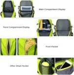 40L Water-Resistant Travel Backpack – Camping, Hiking, Trekking, Climbing & Laptop Daypack for Men & Women - Image 5