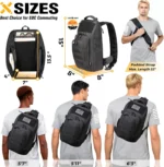 BTAC 10L Tactical EDC Backpack – Military Shoulder Bag with Sling for Concealed Carry, Hiking & Travel (Black) - Image 2
