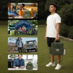 Tactical Expandable Lunch Box – Heavy-Duty Leak-Proof Insulated Cooler Bag with MOLLE Webbing for Camping & Outdoor Activities - Image 3