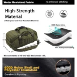 Waterproof Travel Duffel Bags – 40L / 60L / 80L Large Capacity Luggage Tote for Men, Weekend & Outdoor Travel - Image 2