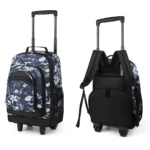 20-Inch Rolling Backpack for Adults – Large Capacity Wheeled Laptop Bag & Trolley Suitcase